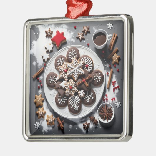 Navidad 1 - 001 ornament aus metall (Links)