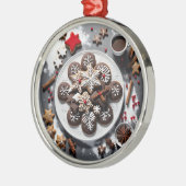 Navidad 1 - 001 ornament aus metall (Links)