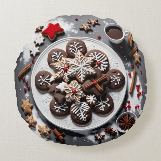 Navidad 1 - 001 rundes kissen (Vorderseite)