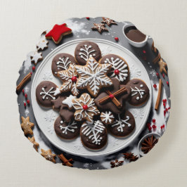 Navidad 1 - 001 rundes kissen