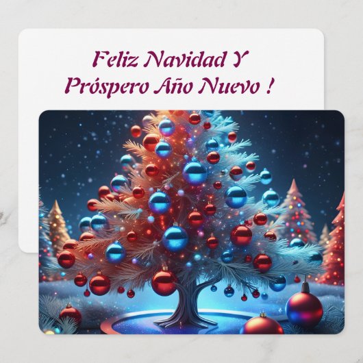 Navidad 1 - 002 einladung (Vorne/Hinten)