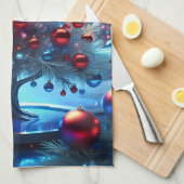 navidad 1 - 002 geschirrtuch (Viertel Falte)