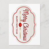 Navidad alegre postkarte (Vorderseite)