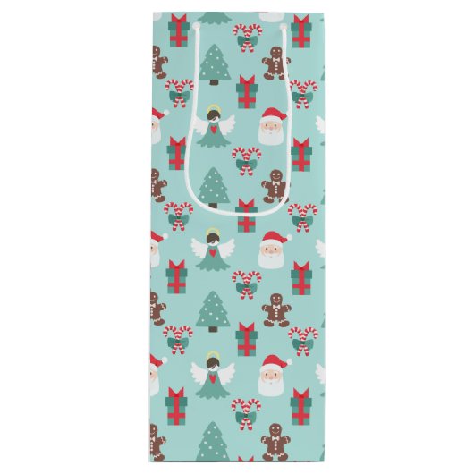 Navidad Angel Geschenktüte Für Weinflaschen (Vorderseite)