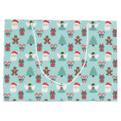 Navidad Angel Große Geschenktüte (Rückseite)