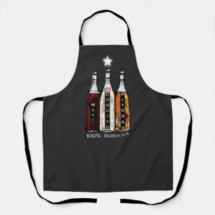 Navidad Boricua Puerto Rico Mavi Coquito Pitorro Schürze