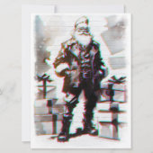 Navidad Punk (Santa pared). Karte (Vorderseite)