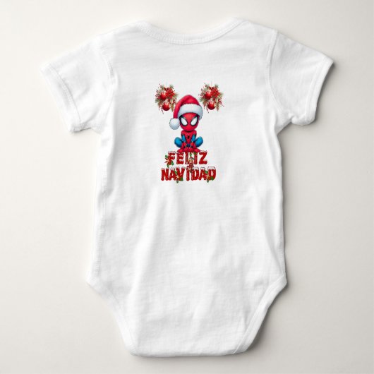 Navidad spider babys baby strampler (Rückseite)