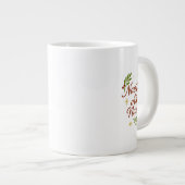 Navidad y Año Nuevo ✨ | Festive Botanical Design Jumbo-Tasse (Vorderseite Rechts)