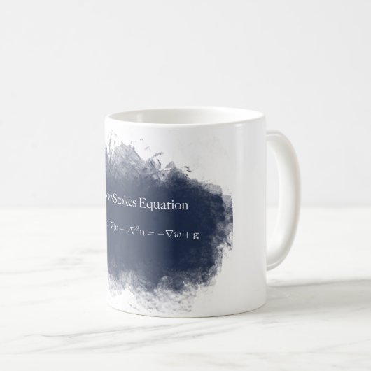 Navier schürt Gleichungs-Mathe-u. Kaffeetasse (VorderseiteRechts)
