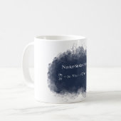 Navier schürt Gleichungs-Mathe-u. Kaffeetasse (Vorderseite Links)