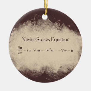 Navier schürt Gleichungs-Mathe-u. Keramikornament