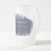 Navier schürt Gleichungs-Mathe-u. Mattglas Bierglas (VorderseiteRechts)