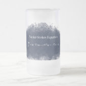 Navier schürt Gleichungs-Mathe-u. Mattglas Bierglas (Mittel)