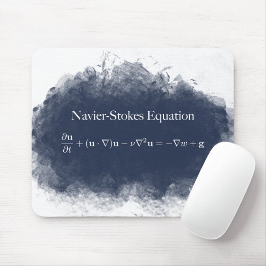 Navier schürt Gleichungs-Mathe-u. Mousepad (Mit Mouse)