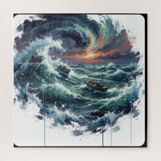 Navigating the Azure Swirl Puzzle (Vertikal)