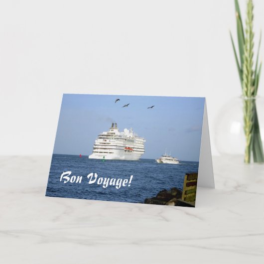 Navigating the Seas Bon Voyage Card Karte (Vorderseite)