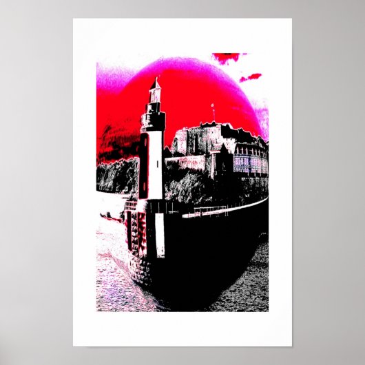 Navigation Light Art Poster (Vorne)