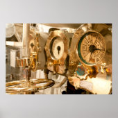 Navigational Gauges and Instruments on Submarine Poster (Vorne)