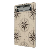 Navigations-Kompass-Muster Mini Klemmbrett (Gewinkelt2)