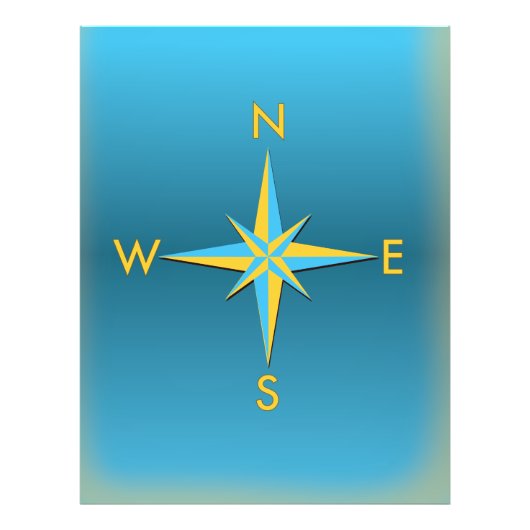 Navigationskompass Fotodruck (Vorne)