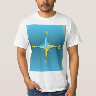 Navigationskompass T-Shirt
