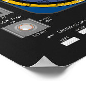 Navigationsleiste für Raumfähre Poster (Ecke)