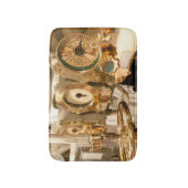 Navigationsmessgeräte und Instrumente auf Badematte (Vorderseite Vertikal)