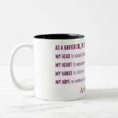 Navigator-Bürgschafts-Tasse Zweifarbige Tasse (Links)