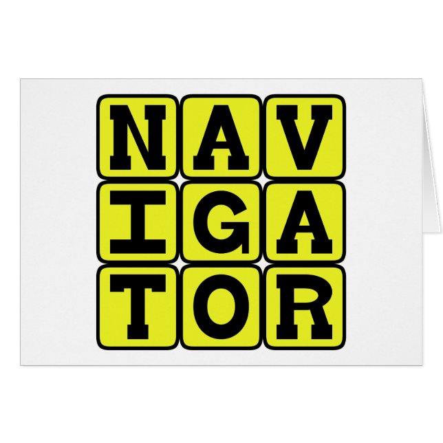Navigator, Kartenmeister (Vorderseite (Horizontal))