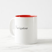 Navigator Zweifarbige Tasse (Vorderseite Links)