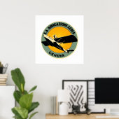 Navigazione Aerea ~ Genova Poster (Heimbüro)