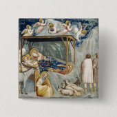 Navitity (Geburt Jesu Christi) (von Giotto) Button (Vorderseite)