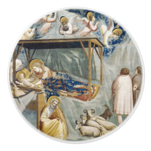Navitity (Geburt Jesu Christi) (von Giotto) Keramikknauf