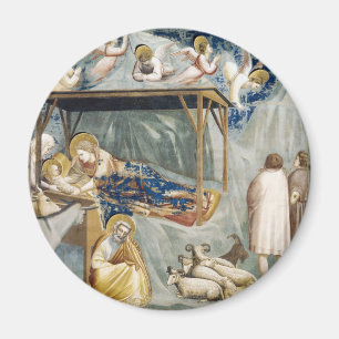 Navitity (Geburt Jesu Christi) (von Giotto) Magnet