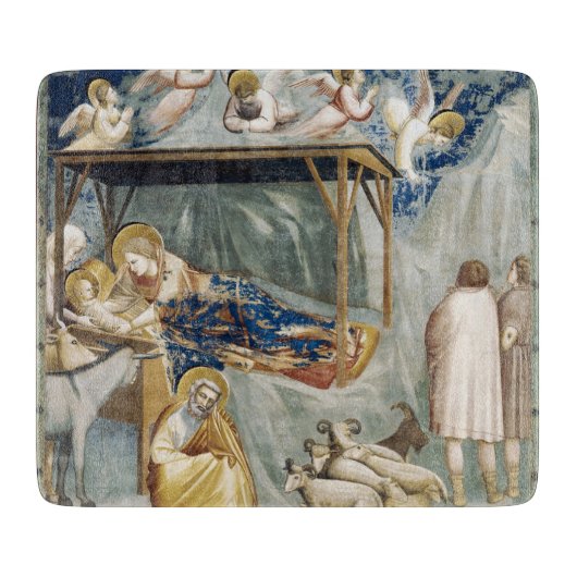Navitity (Geburt Jesu Christi) (von Giotto) Schneidebrett (Vorderseite)