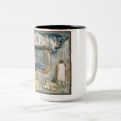 Navitity (Geburt Jesu Christi) (von Giotto) Zweifarbige Tasse (VorderseiteRechts)