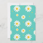 Navratri Durga Puja Celebration Floral Einladung (Rückseite)