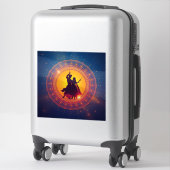 Navratri - Ein Festival der Hingabe und des Tanzes Aufkleber (Koffer)