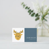 NAVRE OCHRE NIEDLICH SANDI DEER KLEINEN EXPLORER N VISITENKARTE (Stehend Vorderseite)