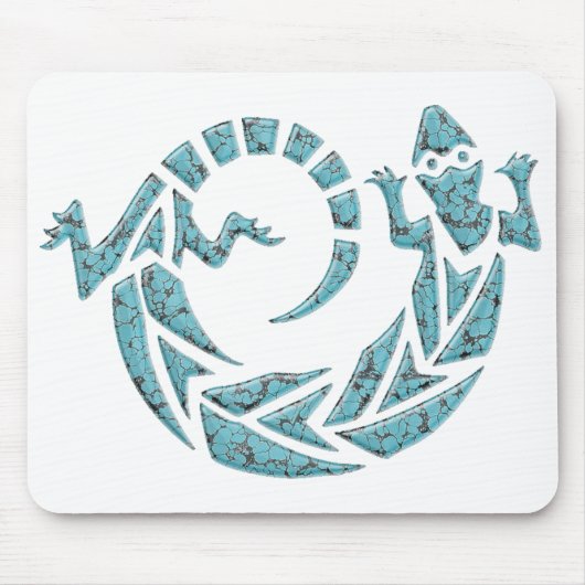 Navtive Amerian Eidechse Mousepad (Vorne)