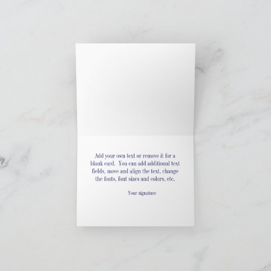 Navy 3 Initial Vine Script Monogram B&G DIY BG (Innenseite)