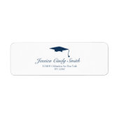 Navy Abschluss-Rückgabeadresse (Vorne)