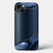 Navy abstrakt Case-Mate iPhone Case (Rückseite)