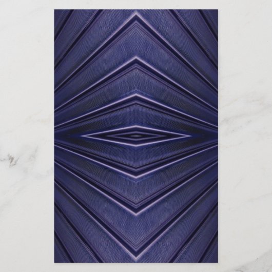 Navy Abstrakt Pattern Briefpapier (Vorderseite)