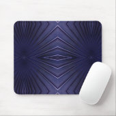 Navy Abstrakt Pattern Mousepad (Mit Mouse)