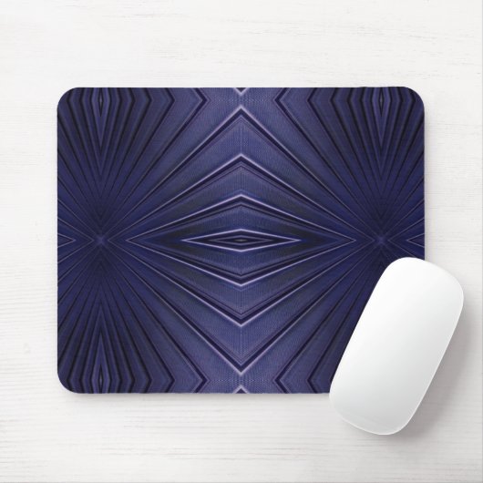Navy Abstrakt Pattern Mousepad (Mit Mouse)