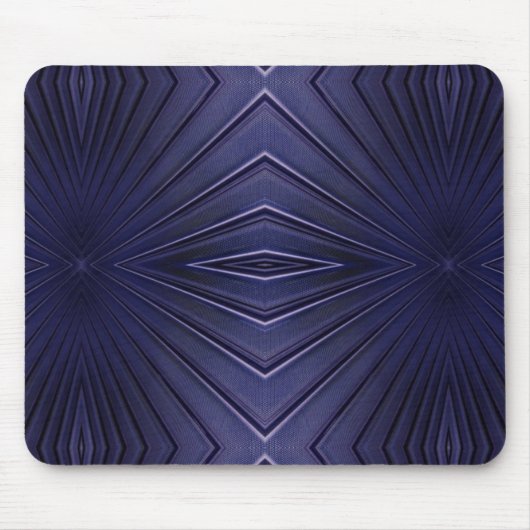 Navy Abstrakt Pattern Mousepad (Vorne)