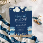 Navy Ahoys ist eine Boy Baby Shower Einladung
