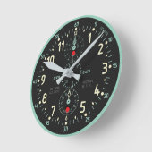 NAVY Aircraft Clock imitation Runde Wanduhr (Winkel)